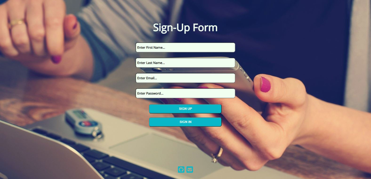 Sign-Up Page