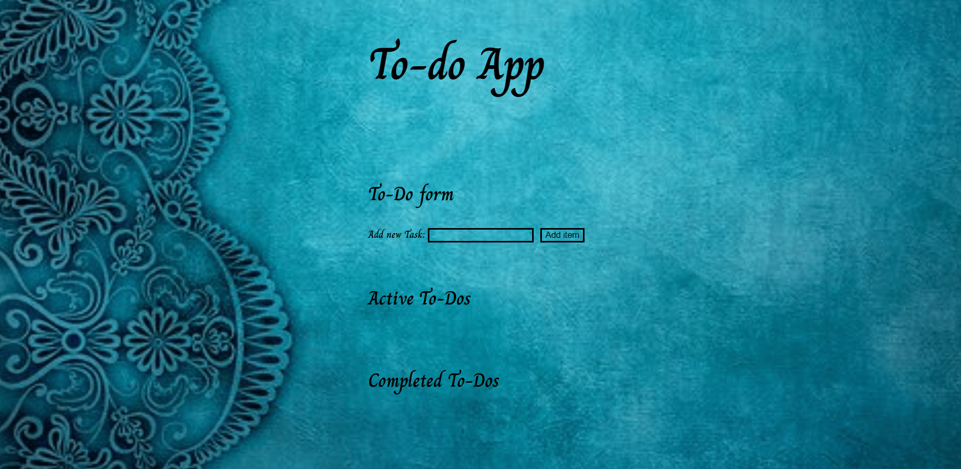 To-Do App